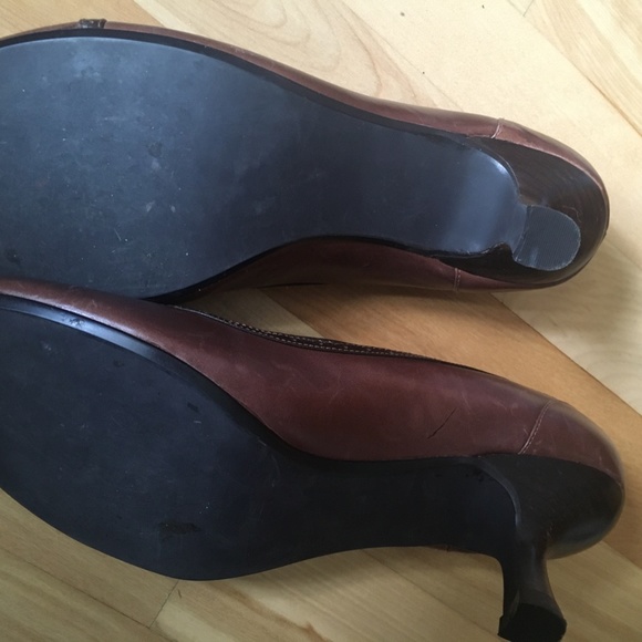 Steve Madden Vanessa heels brown with cute bow in front size 8.5 - Picture 5 of 5